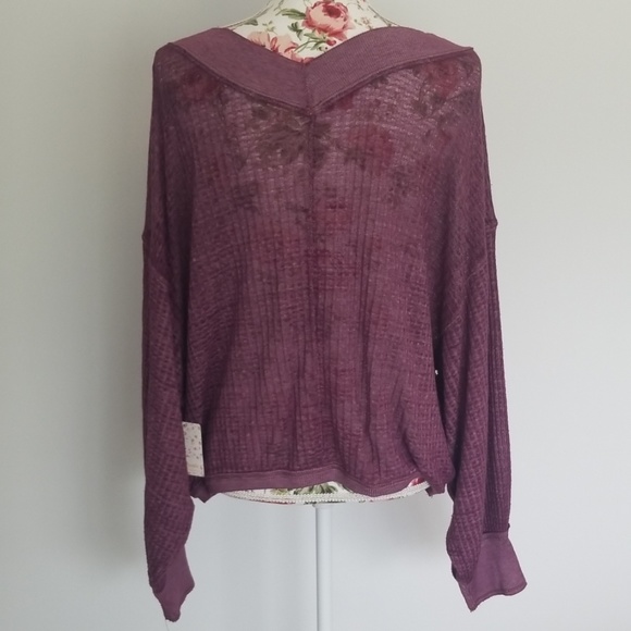 NWT Free People South Side Thermal Top - Picture 6 of 8